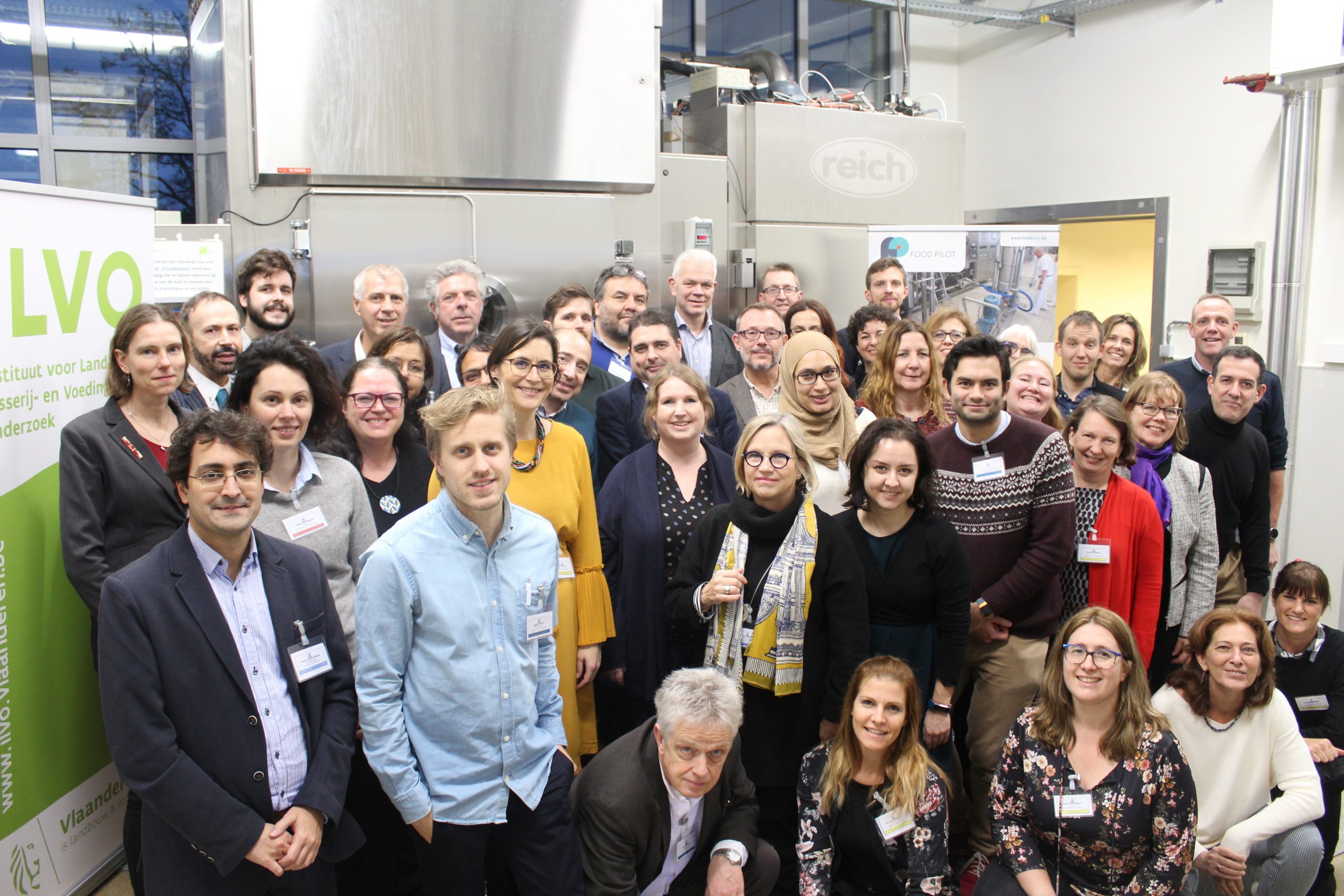 European researchers gathered for the Susfood2 midterm meeting in Gent, 2019.